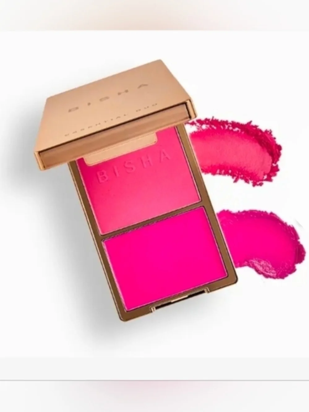Bisha Essential Duo Dubai Colorway - Creme + Powder Blush Set BNIB